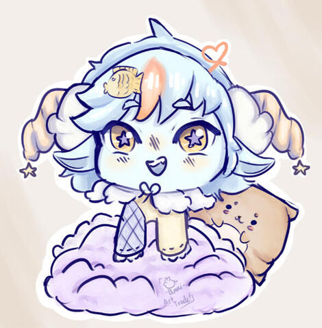 Colored Chibi Sketch