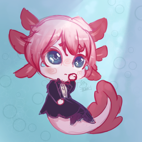 Colored Chibi Sketch